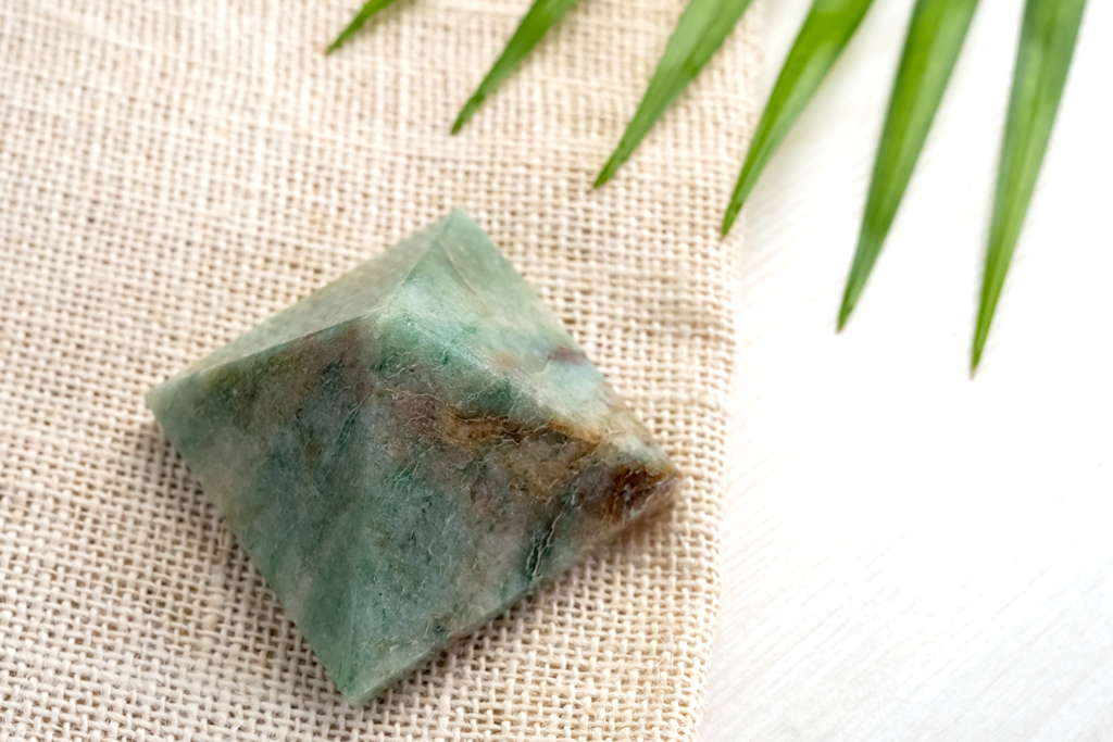 Natural Green Aventurine Prism – Healing Stone for Luck, Wealth & Heart Chakra