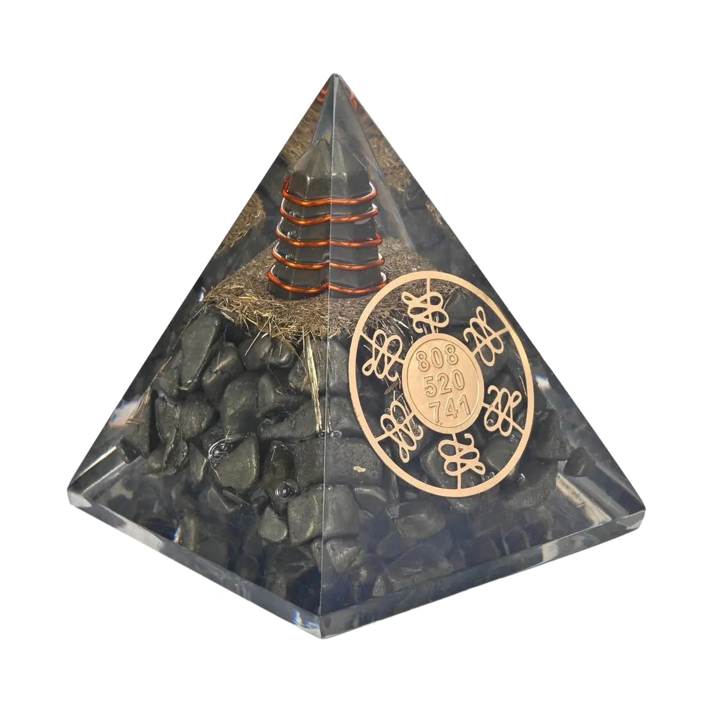 Natural Pyrite Wealth Pyramid – Manifest Abundance & Financial Growth