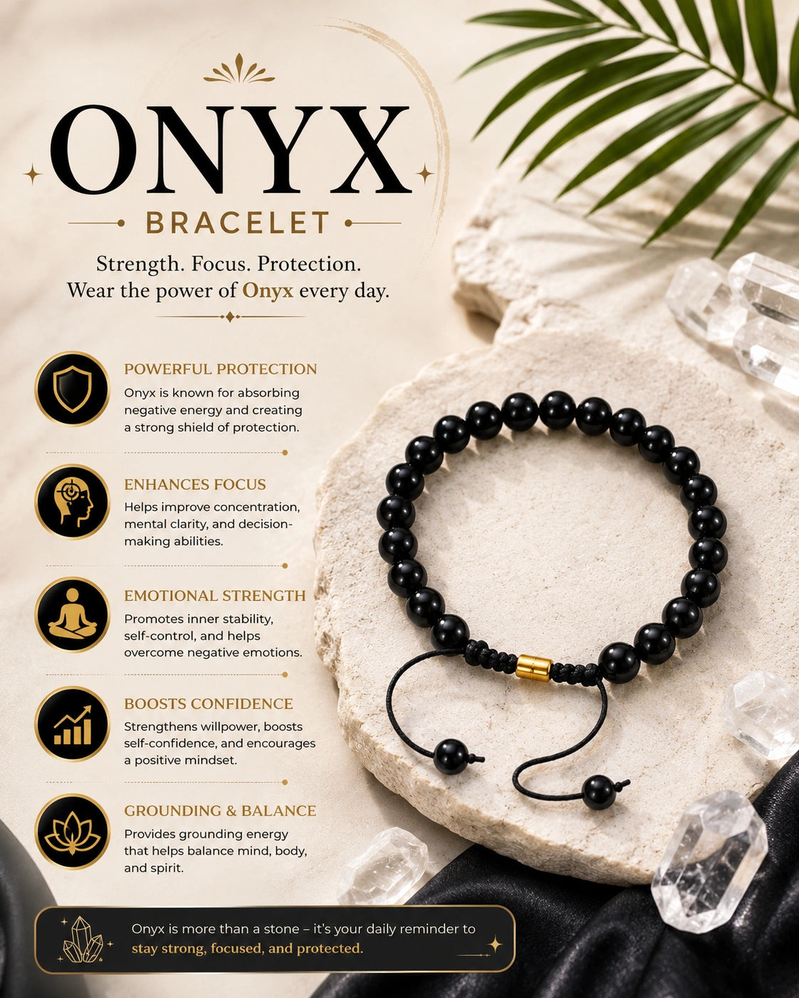 Positive Energy Gemstone Bracelet