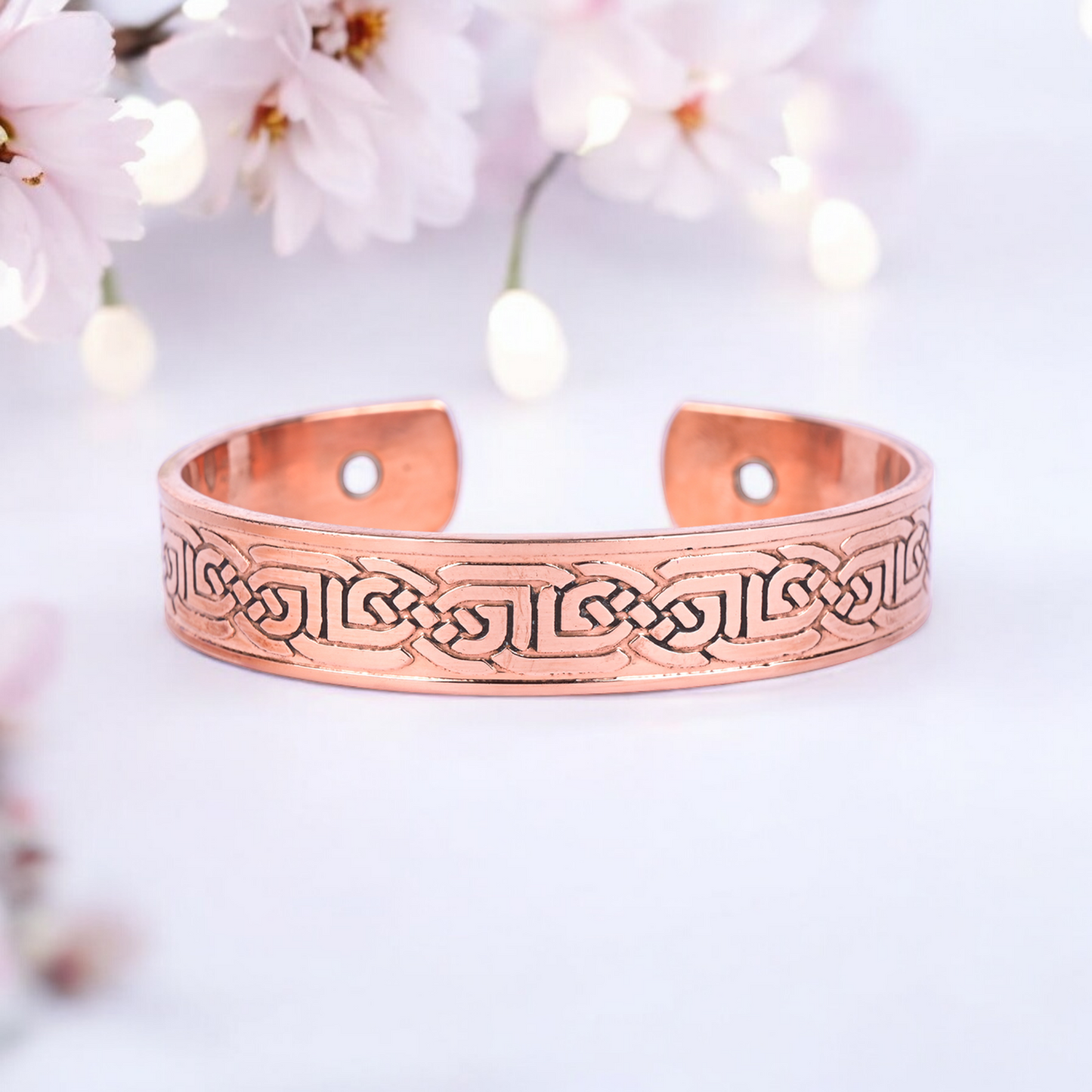 Premium Copper Healing Kada with magnetic therapy. Designed for balance, pain relief & daily wellness