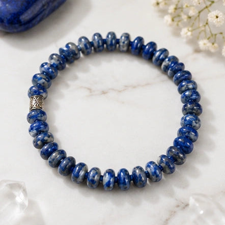 Real Lapis Lazuli Certified Gemstone Bracelet