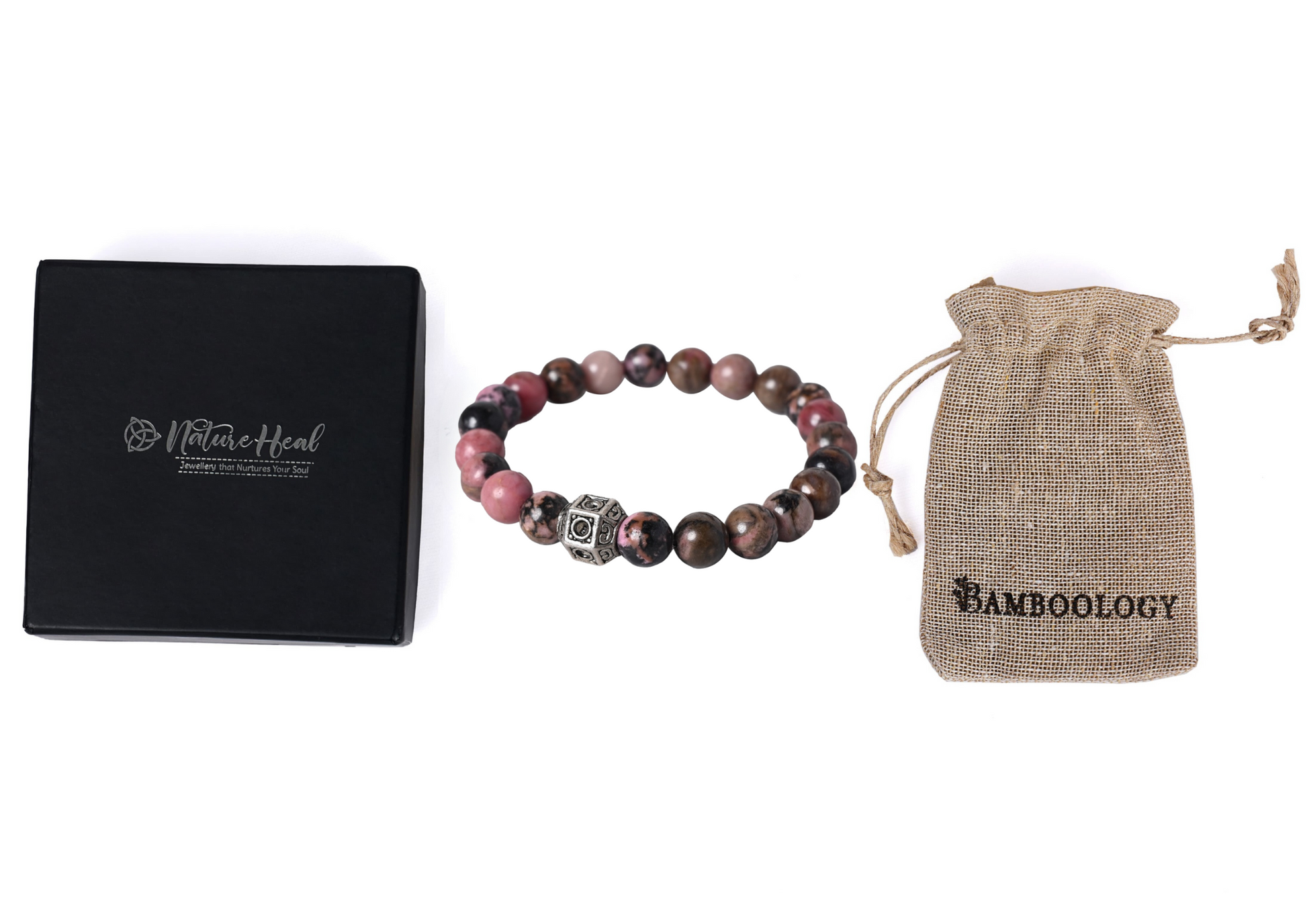 Rhodonite Heart Chakra Bracelet