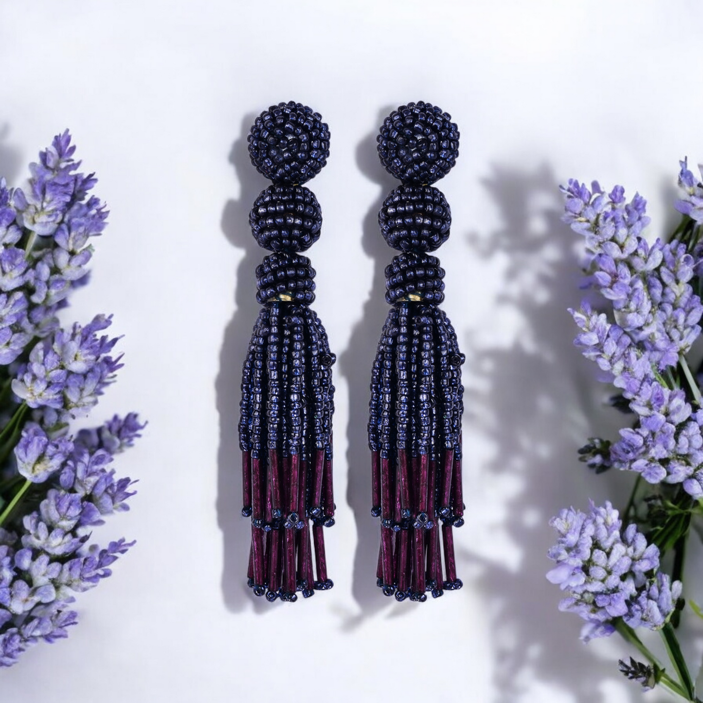 Sophisticated Tassel Statement Earrings Online