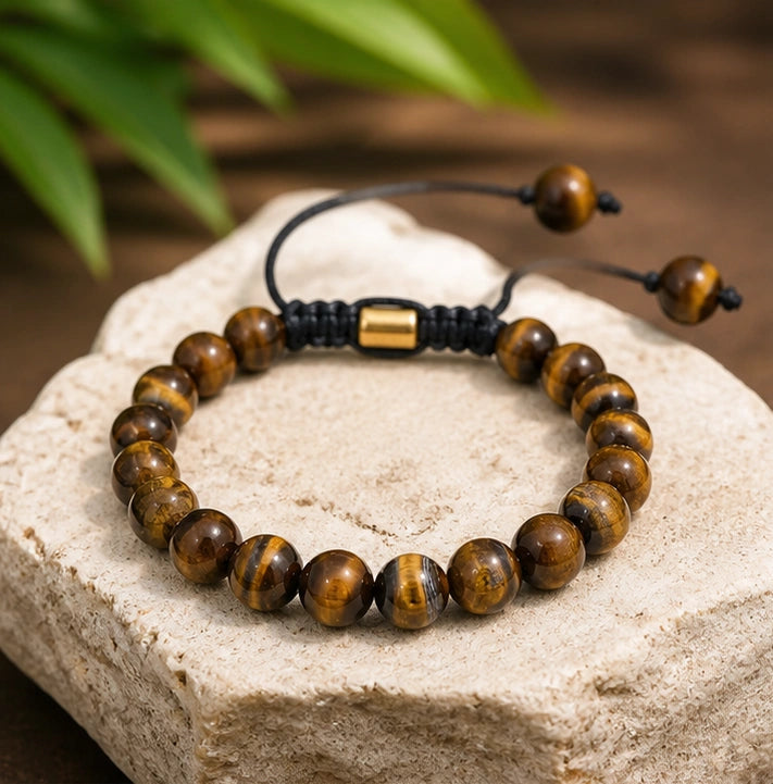 Tiger Eye Bracelet for Courage, Confidence & Protection