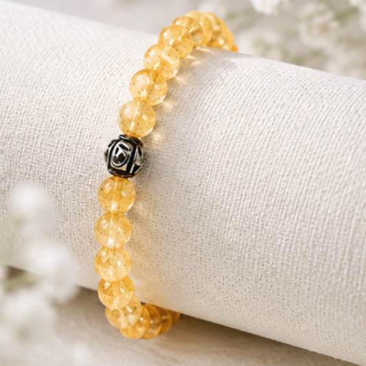 Natural Certified Citrine Bracelet – For Success, Prosperity & Positive Energy