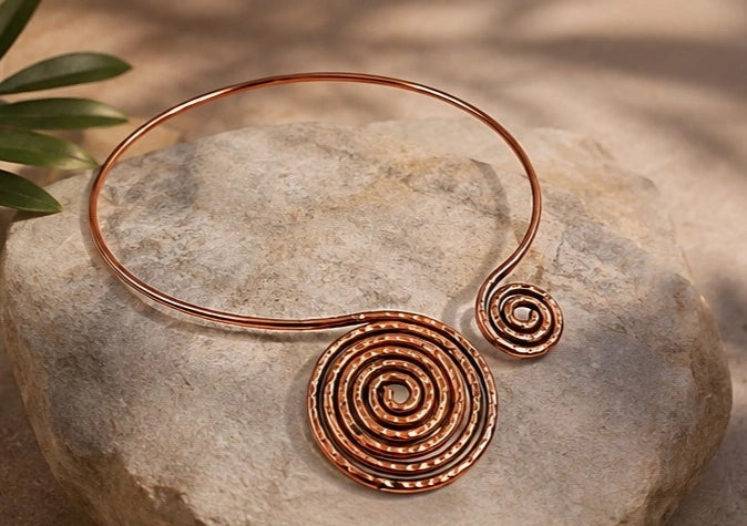 Egyptian designs Pure Copper Necklace5