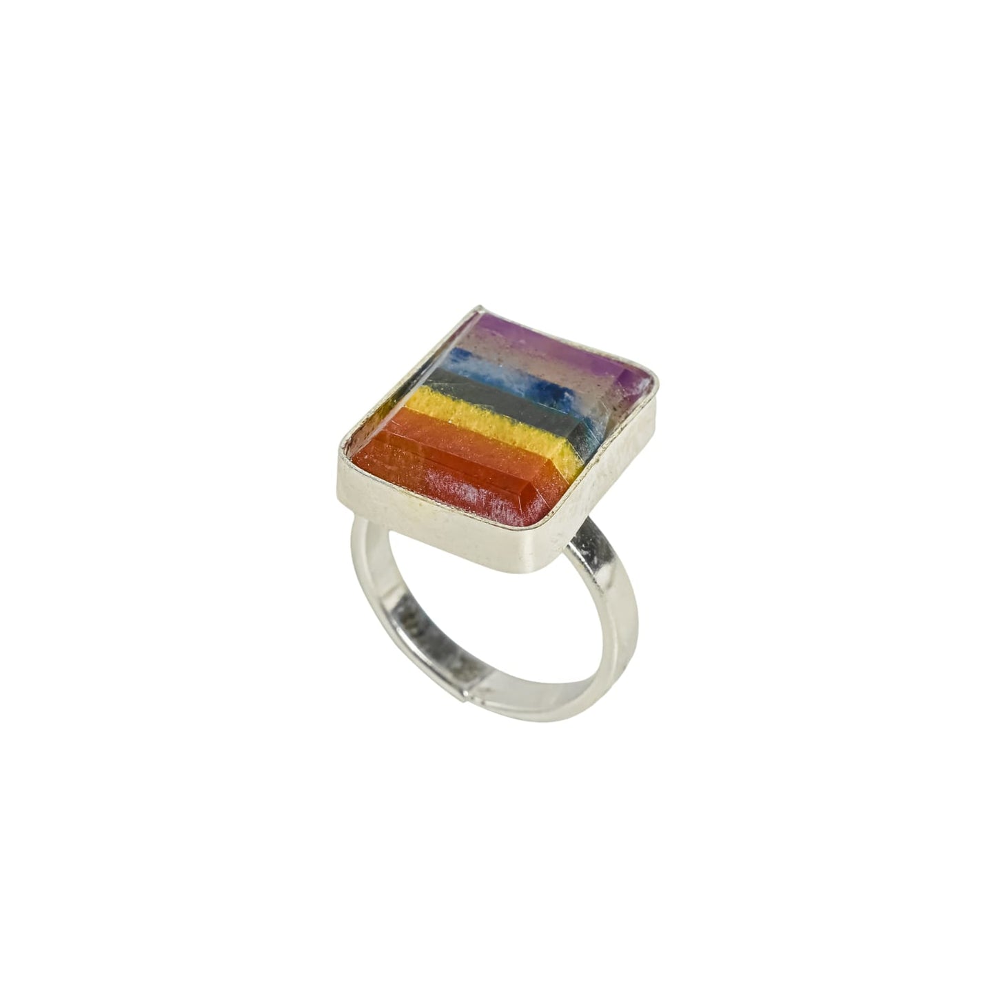 Seven Chakra Adjustable Ring for Energy Balance & Healing Power