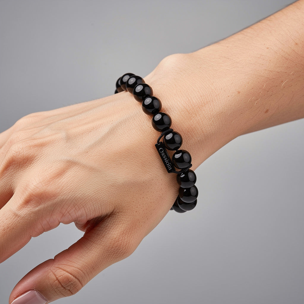 Original Certified Obsidian Bracelet – For Balance, Protection & Emotional Wellbeing