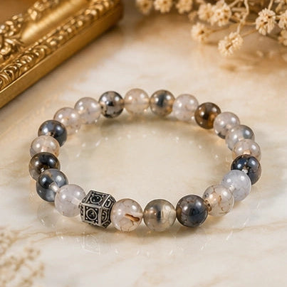 Natural Dragon Vine Stone Bracelet for Calmness & Positive Energy