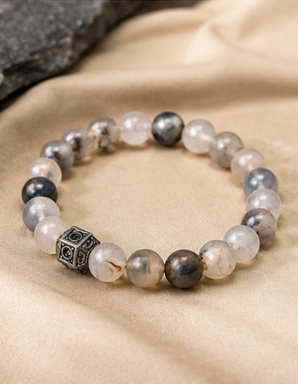 Natural Dragon Vine Stone Bracelet for Calmness & Positive Energy