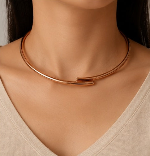 Elegant Pure Copper Necklace