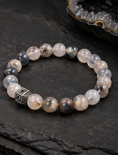 Natural Dragon Vine Stone Bracelet for Calmness & Positive Energy